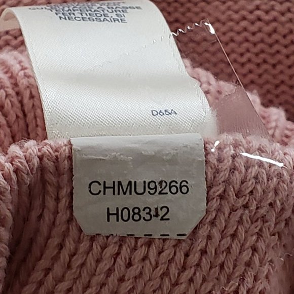 Liz Claiborne Crazy Horse Pink Turtleneck Pullover Cable Knit Sweater L Cotton 1 - Picture 7 of 11